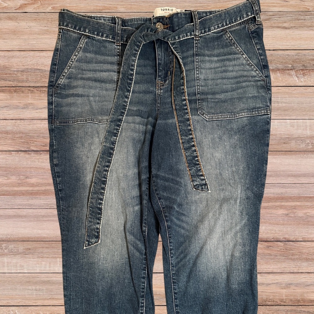 Torrid Belted Denim Jeans | First at Fit | 18R